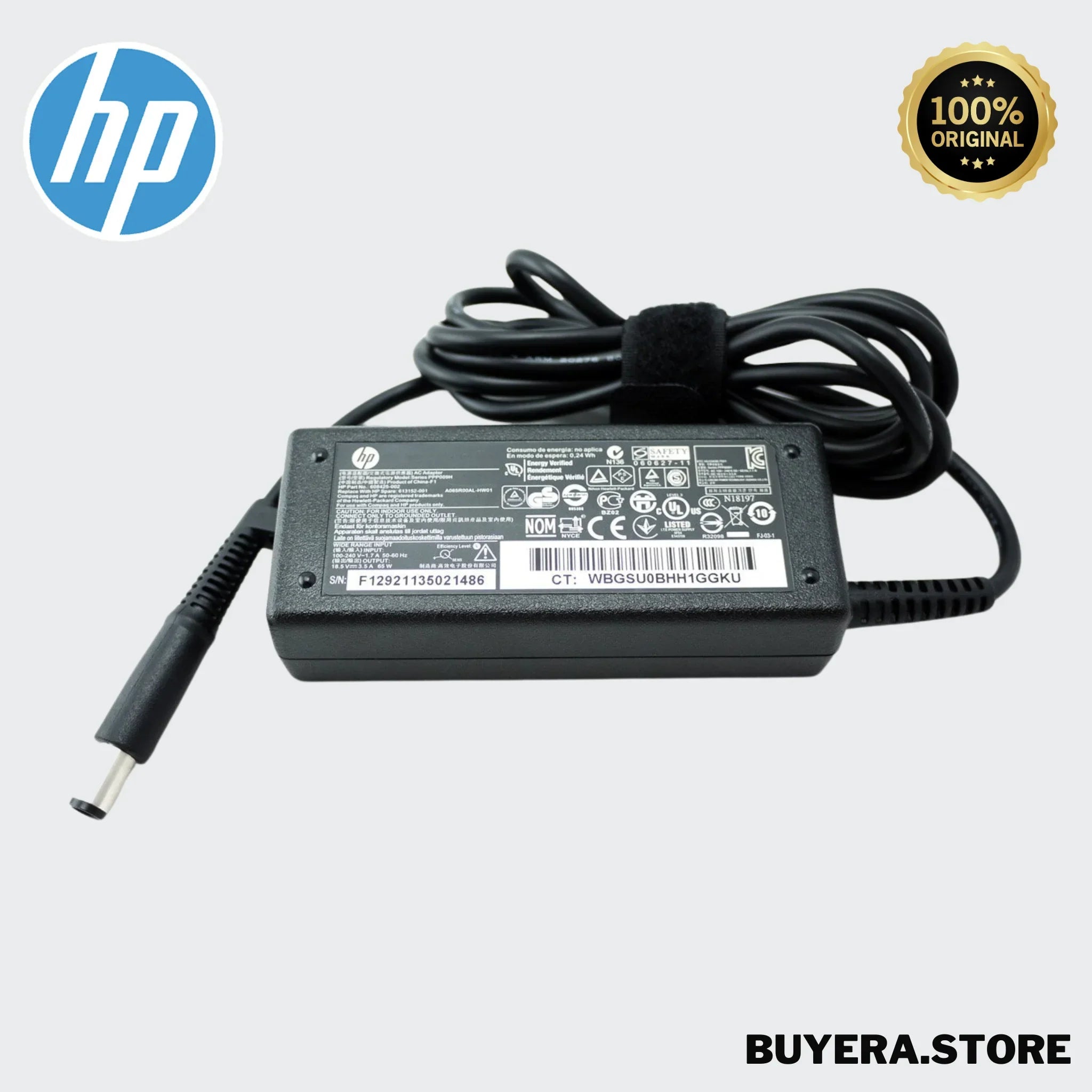 ⚡ HP Laptop Blue Pin Charger (65W/45W) - High Quality Reliable 🇵🇰
