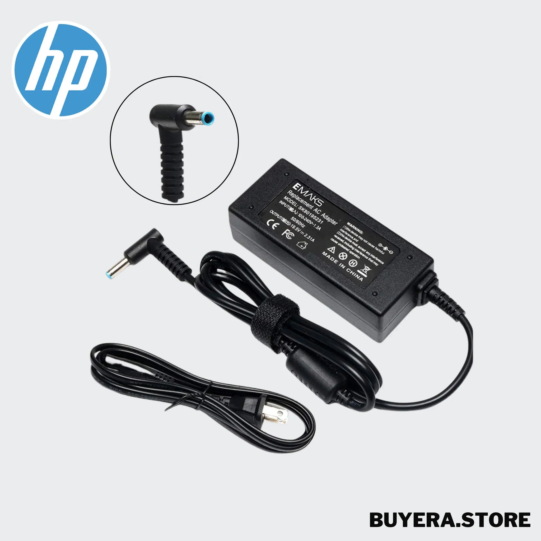 ⚡ HP Laptop Blue Pin Charger (65W/45W) - High Quality Reliable 🇵🇰