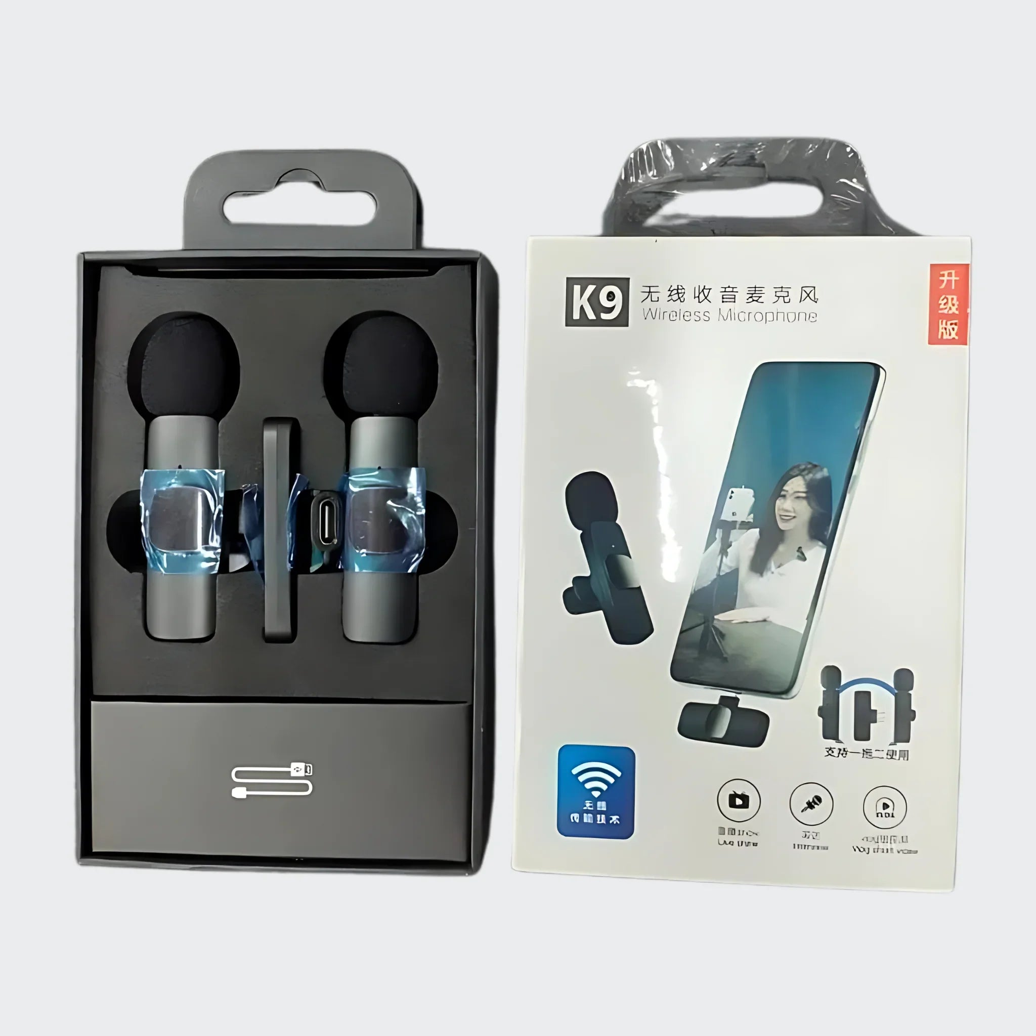 🎙️ K9 Wireless Dual Microphone - Professional Audio for Everyone! 🇵🇰