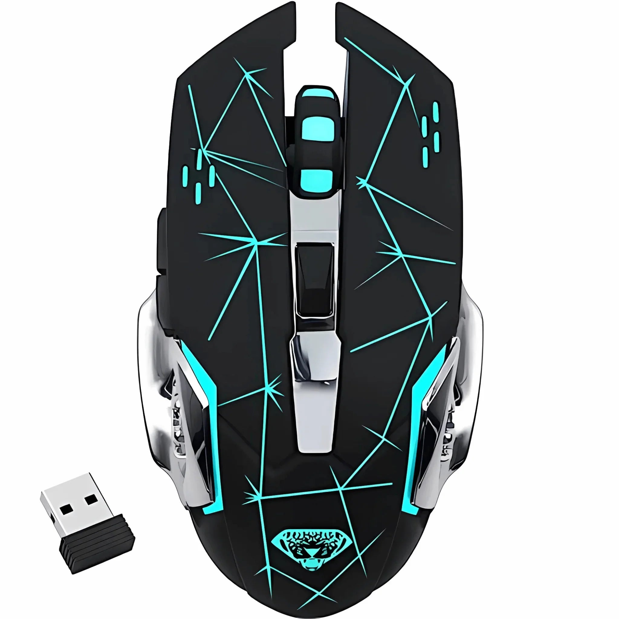 Professional Fps Shooter Wireless Rechargeable Gaming Mouse 2.4G & BT Mode