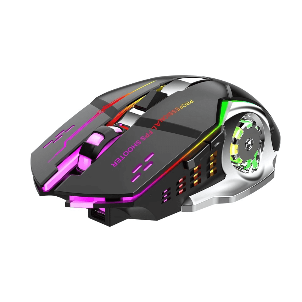 Professional Fps Shooter Wireless Rechargeable Gaming Mouse 2.4G & BT Mode