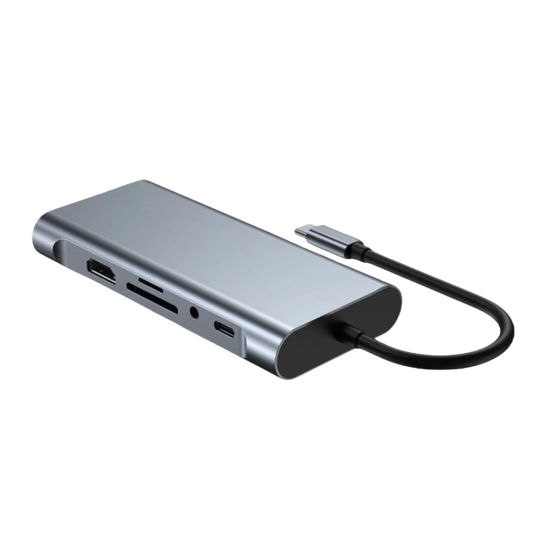 11-in-1 USB-C Hub Workstation - 4K HDMI, VGA, Gigabit Ethernet & PD Charging