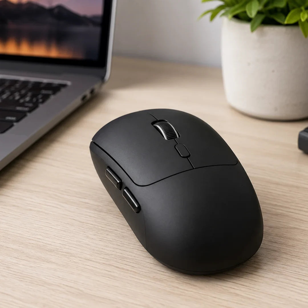 Premium Office Wireless Mouse – Office Clicks | 2.4GHz Wireless & Bluetooth | Ergonomic Design