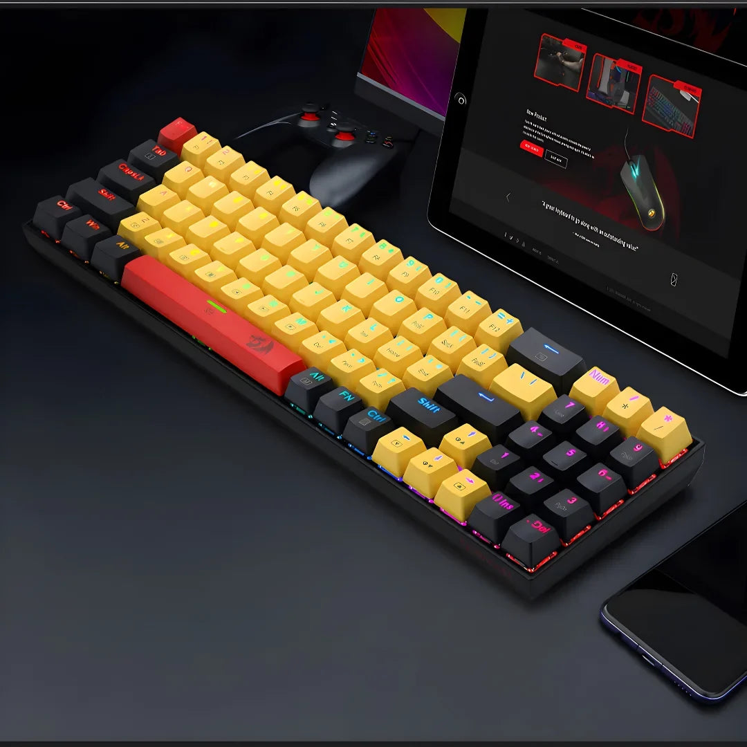 Redragon K688 Pro 78-Key Mechanical Gaming Keyboard - Tri-Mode
