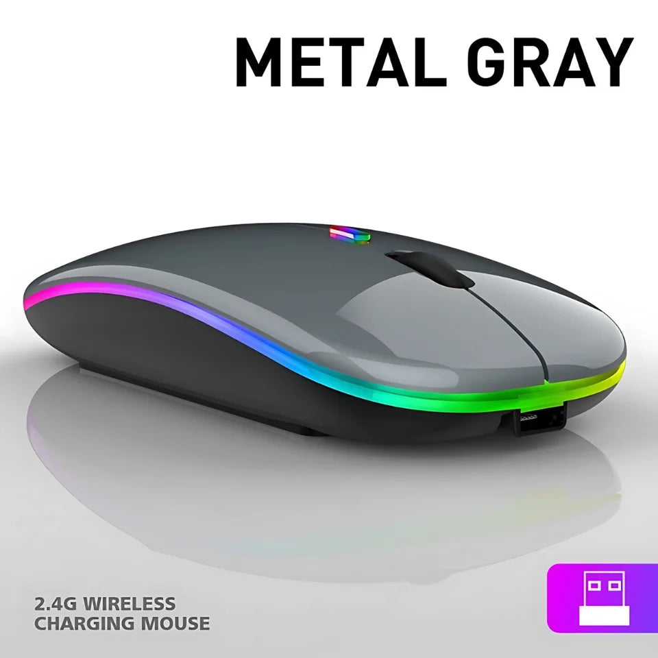 HP Dual-Mode Wireless Rechargeable Mouse - Bluetooth & 2.4G USB (silents clicks)