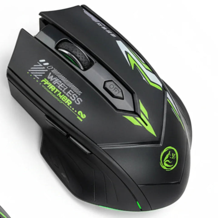 Panther Q2 Dual-Mode Wireless Gaming Mouse - Rechargeable & Silent