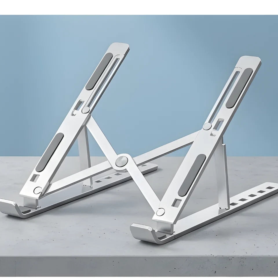 💻 Multi-Angle Foldable Aluminum Laptop Stand 🇵🇰 - (Best for Students & Office)