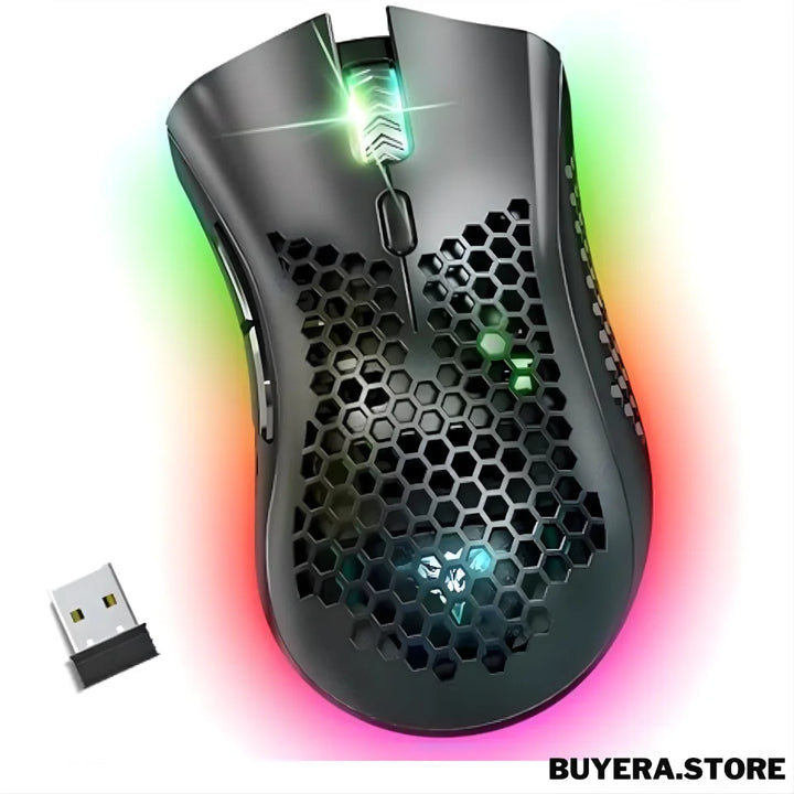 🖱️ Bangoo KM1 Wireless RGB Gaming Mouse - Lightweight &amp; Fast! 🚀