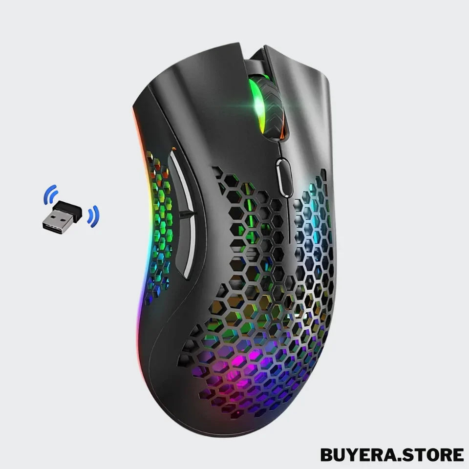🖱️ Bangoo KM1 Wireless RGB Gaming Mouse - Lightweight &amp; Fast! 🚀