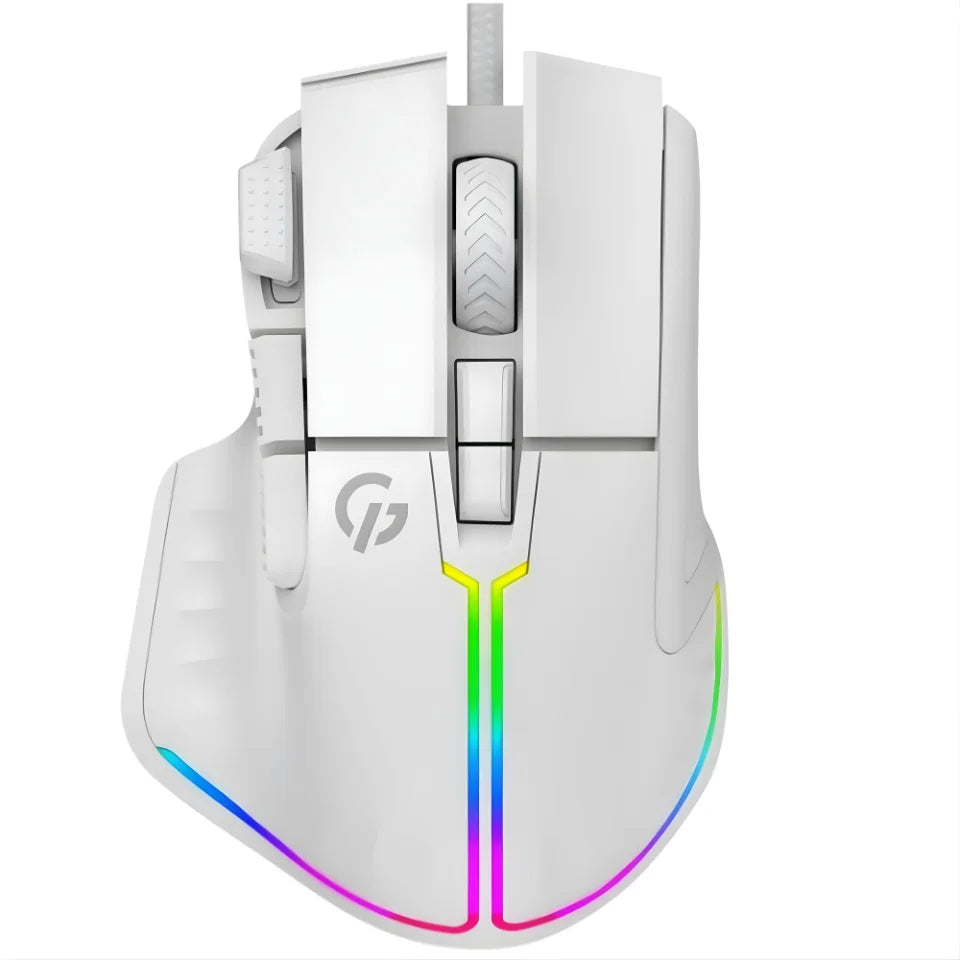 🖱️ GM500W Professional RGB Gaming Mouse – White Edition 🚀