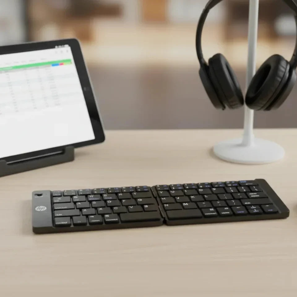 HP Ultra-Slim Folding Rechargeable Bluetooth Keyboard – Your Office, Anywhere