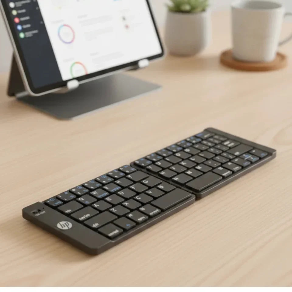 HP Ultra-Slim Folding Rechargeable Bluetooth Keyboard – Your Office, Anywhere