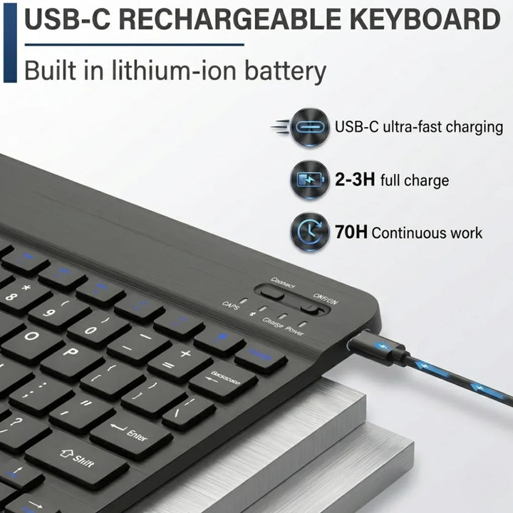 Wireless Rechargeable Bluetooth Keyboard &amp; Mouse Combo ⌨️🖱️