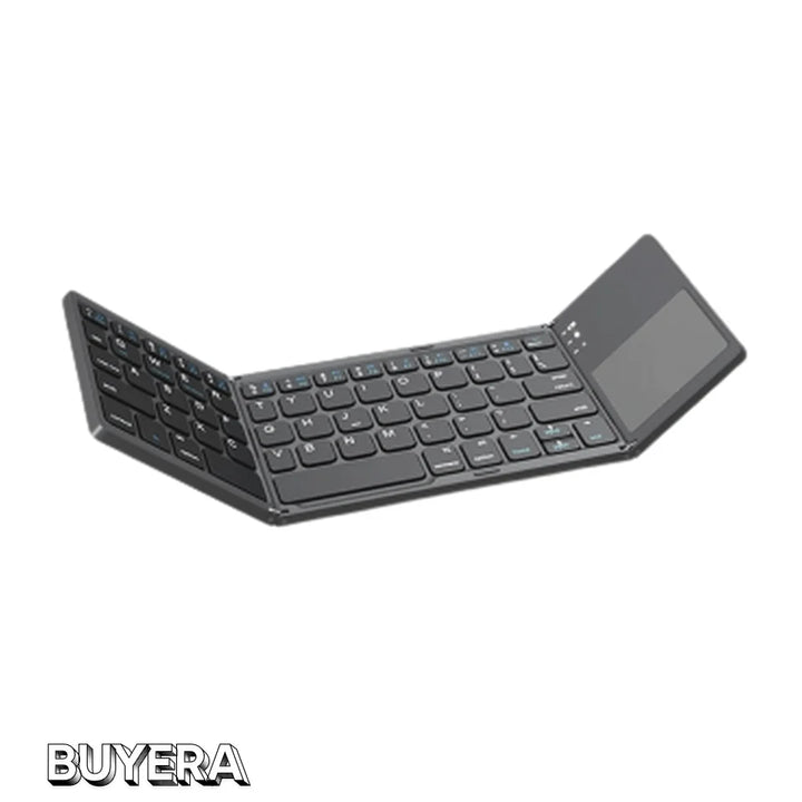 Portable Wireless Folding Keyboard for iPad, Tablet & Phone Rechargeable Pocket-Sized
