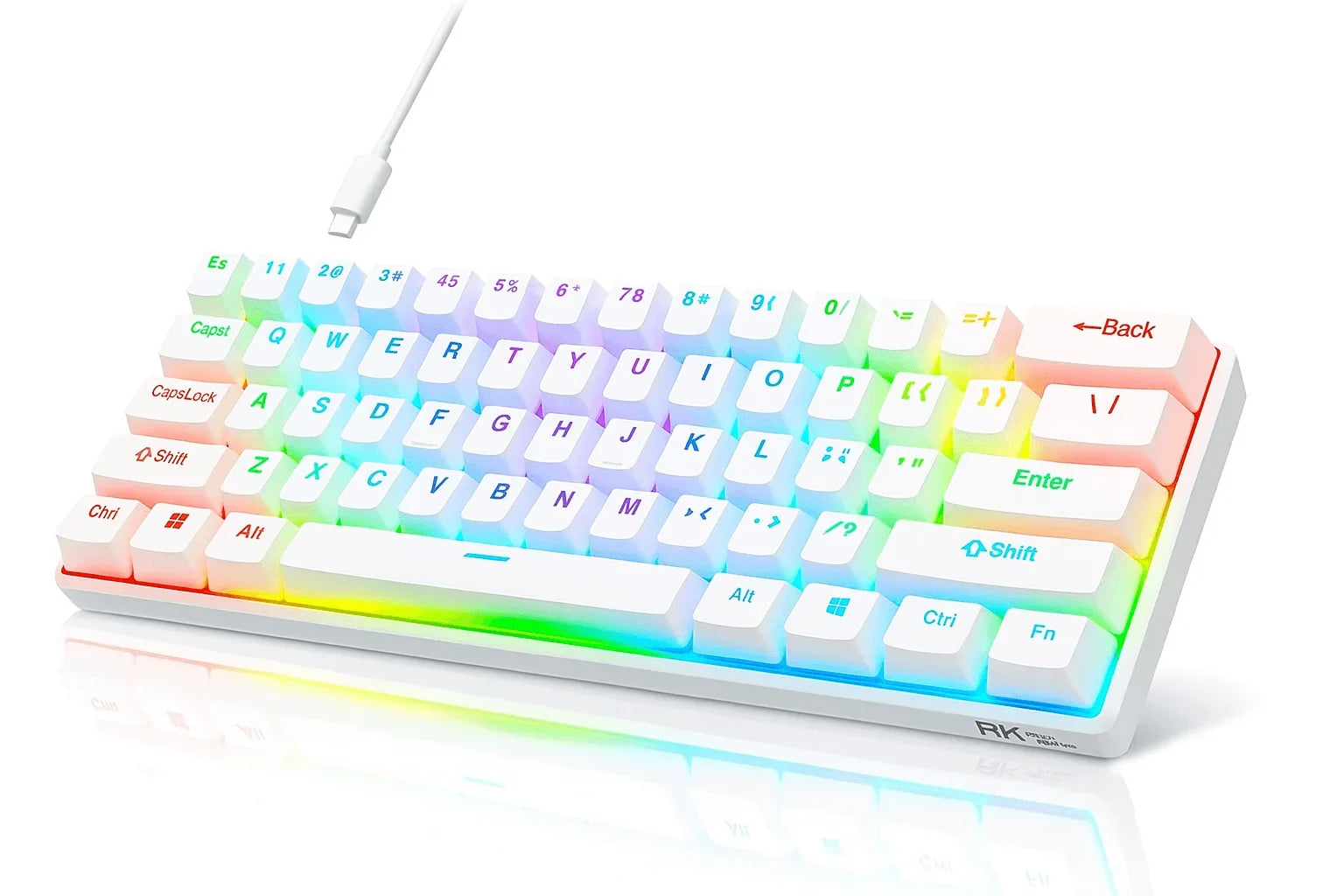 TK63 Pro 60% Wireless Mechanical Keyboard - Tri-Mode RGB Gaming